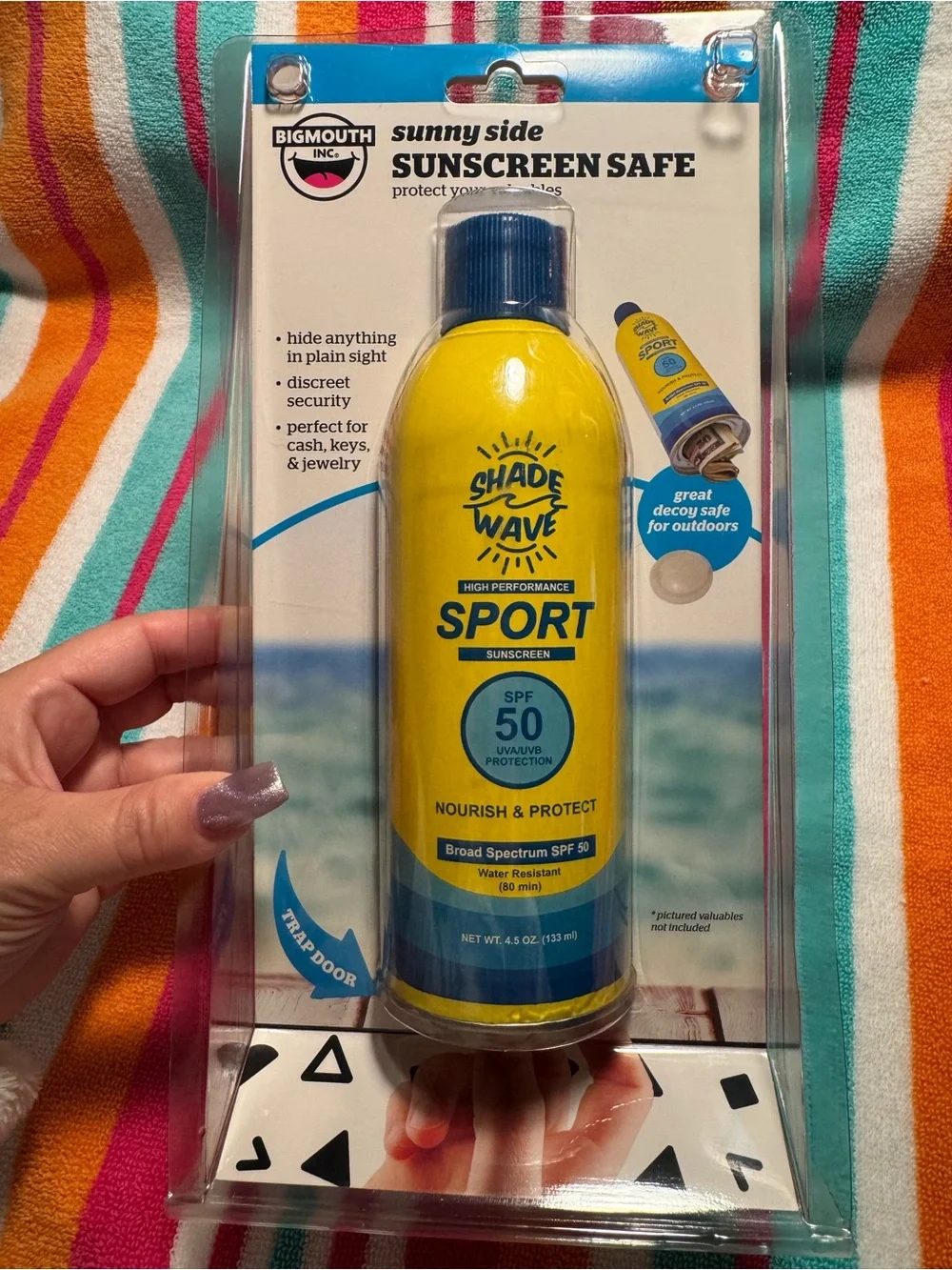 BigMouth Sunny Side Shade Wave Sport SPF 50 Sunscreen Safe - Yellow